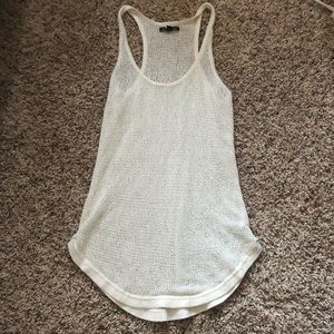 American Eagle Knit Tank Top ~ Creme